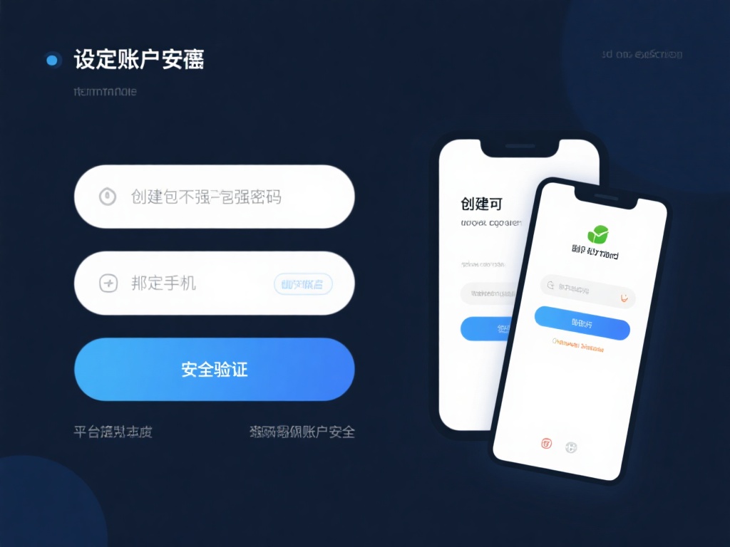 设置账户安全：创建一个强密码，并绑定手机或邮箱进行