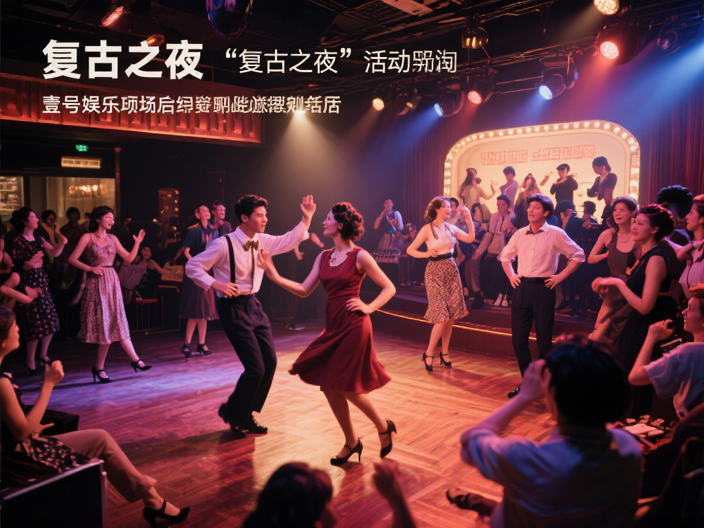 以最近一次“复古之夜”活动为例，现场不仅还原了上世